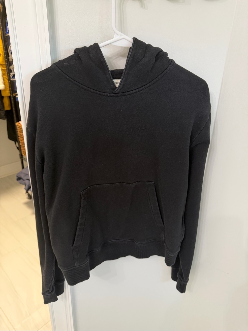 Saint Laurent Black masked Hoodie